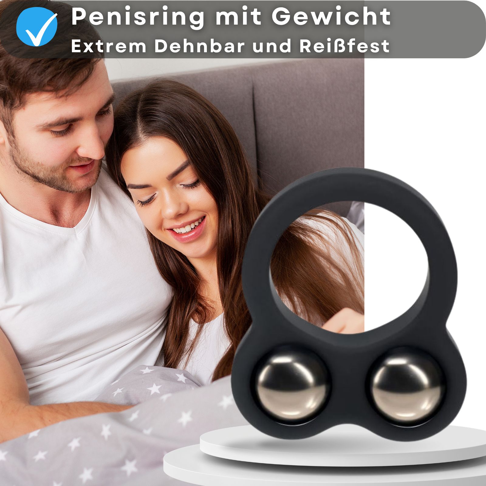 Lovelyness - Penisring mit Gewicht - Heavy - M