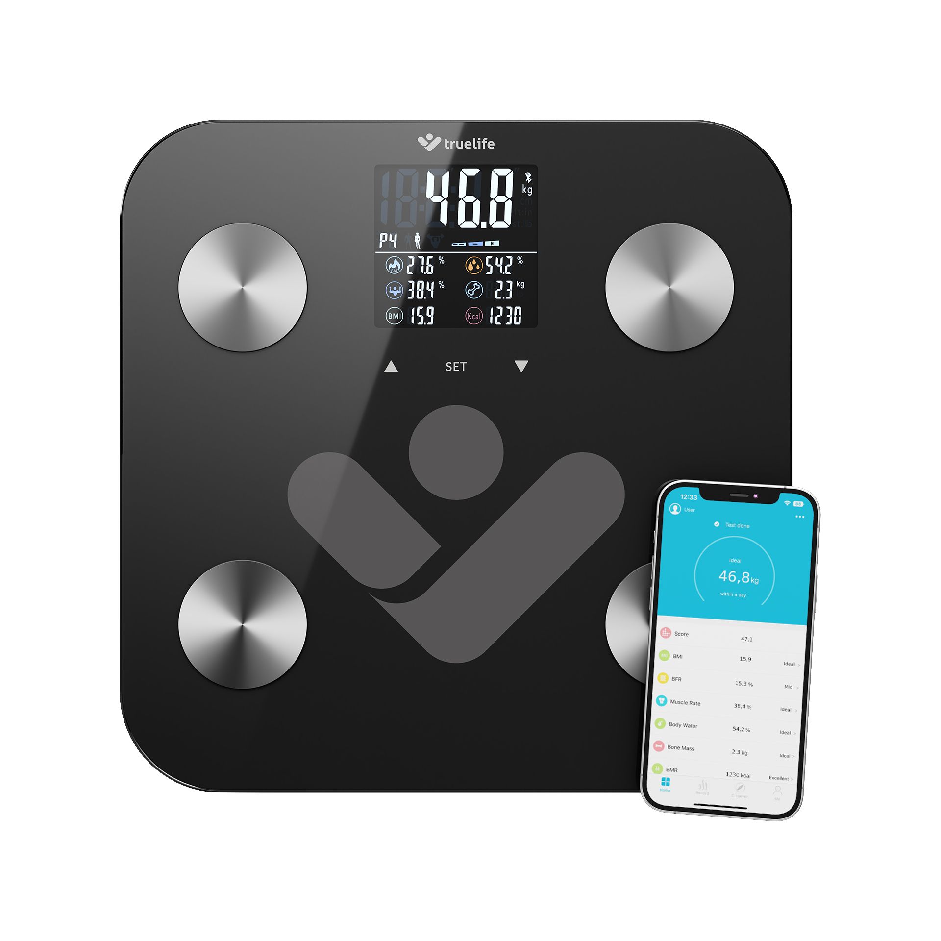 TrueLife FitScale W6 BT Schwarz