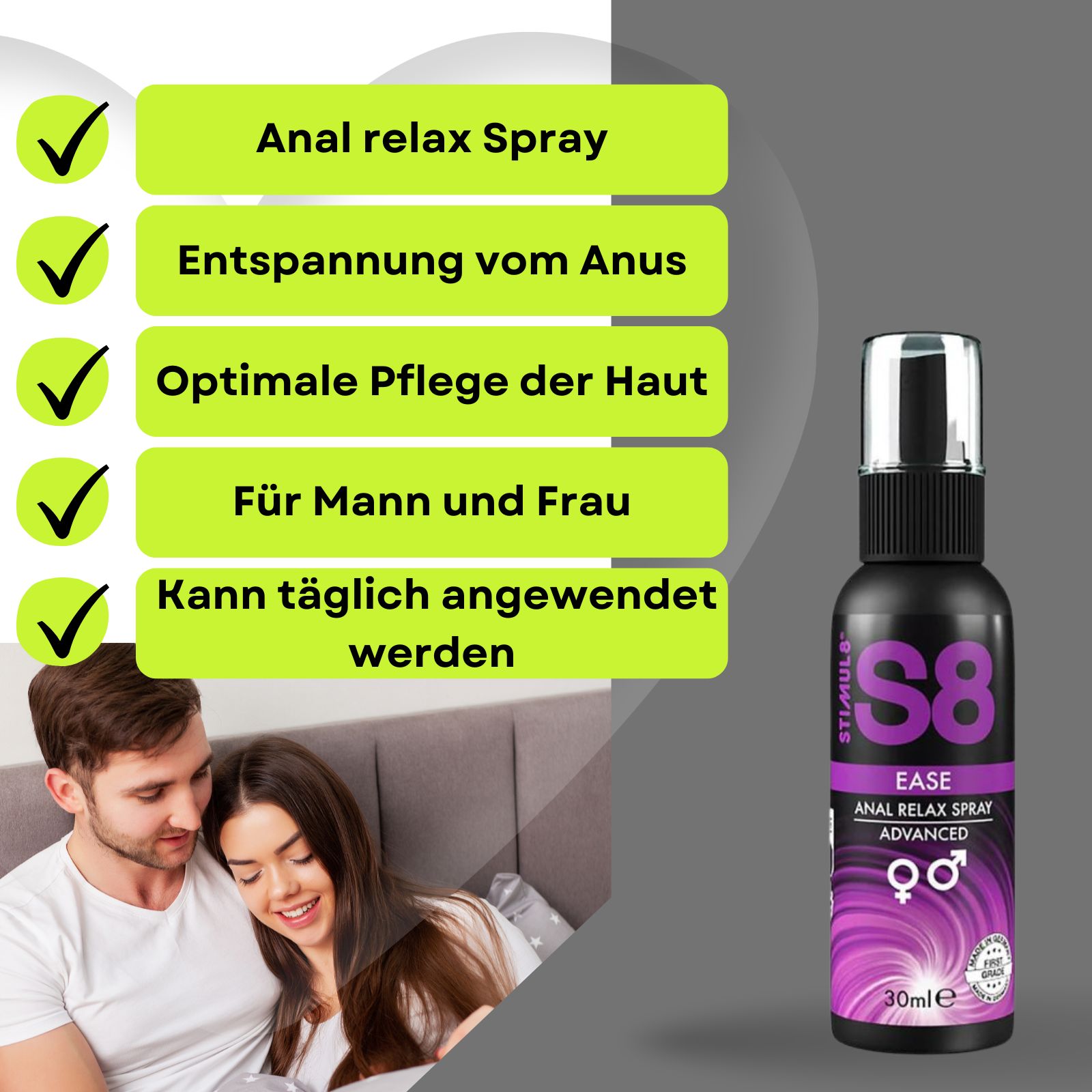 Anal Entspannung Spray - S8 Ease