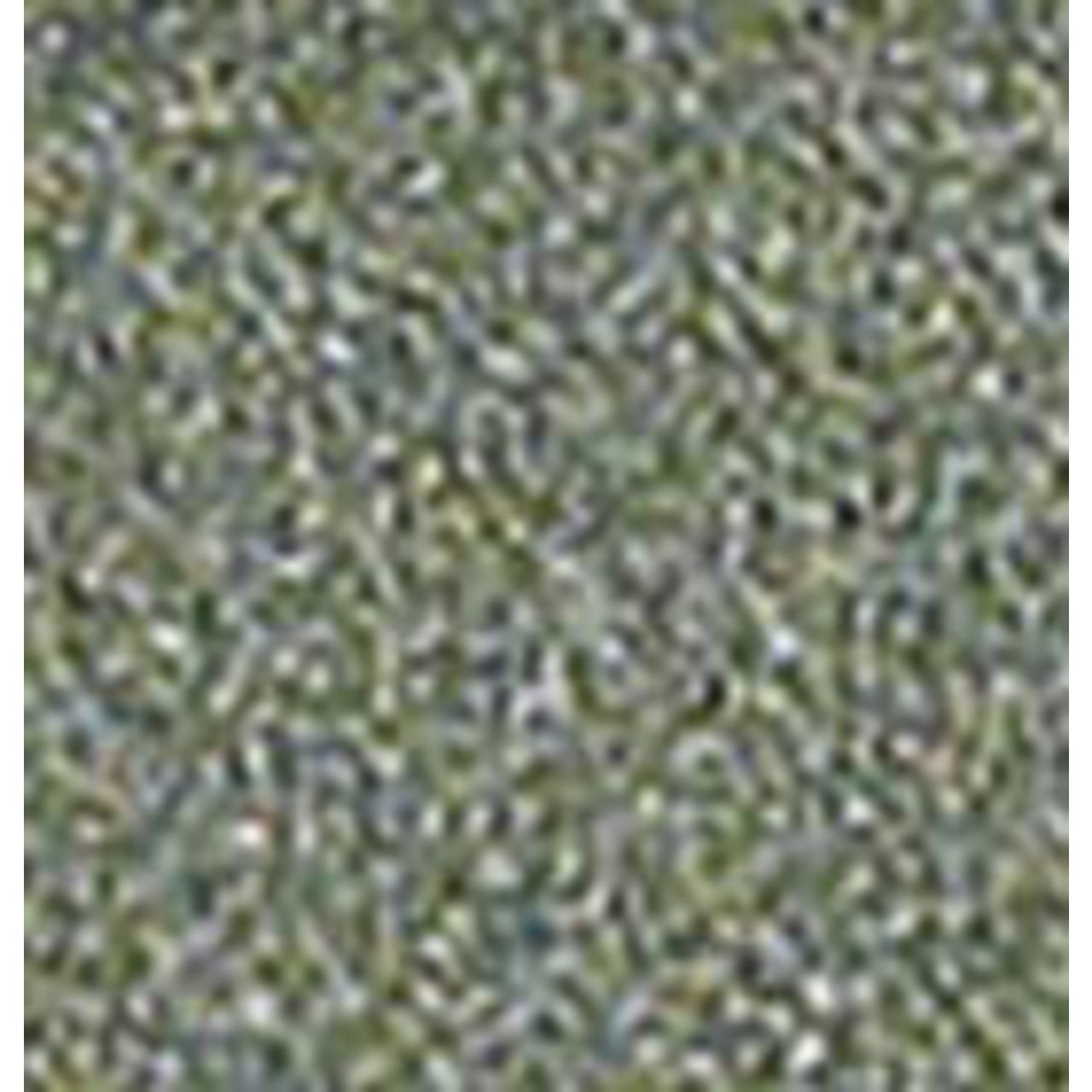 Nahaufnahme von grünem, glitzerndem Lidschatten. Details der Textur sichtbar.