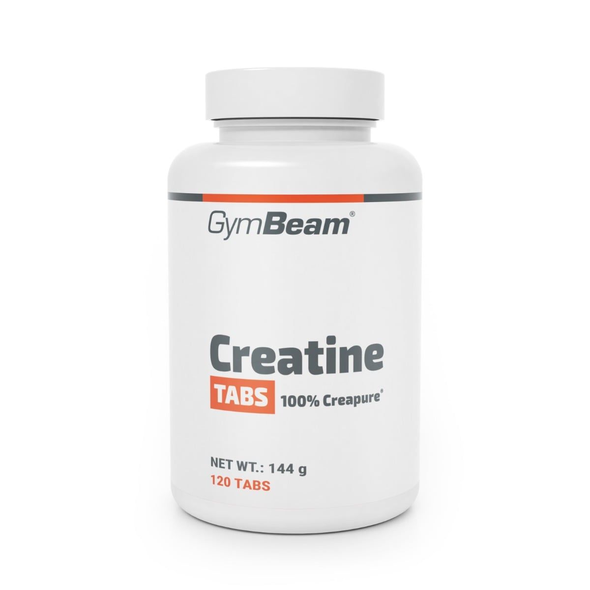 GymBeam Creatine TABS 100% Creapure® Monohydrat in Tablettenform. 144 g, 120 Tabletten.