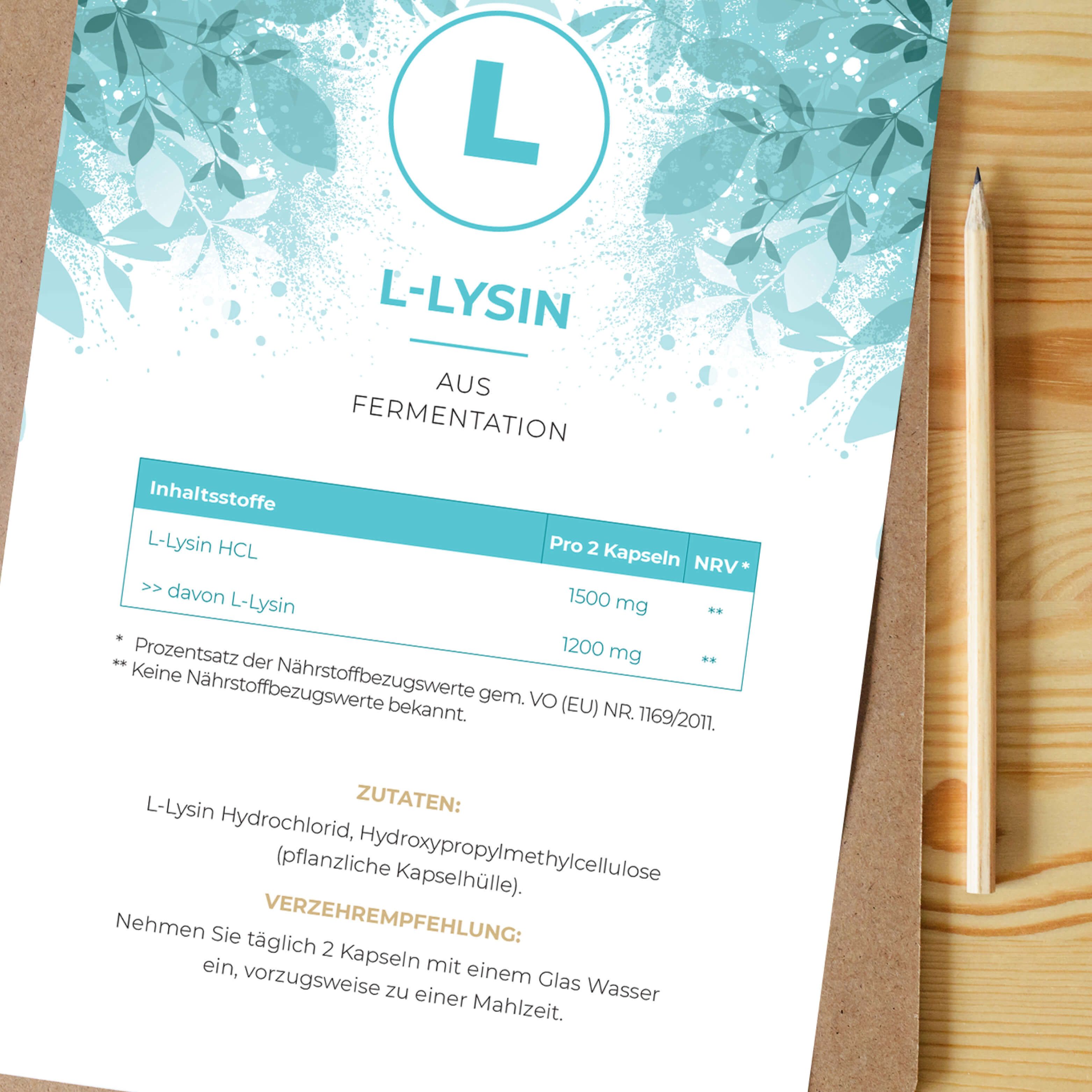 Nuvi Health L-Lysin - 750 mg