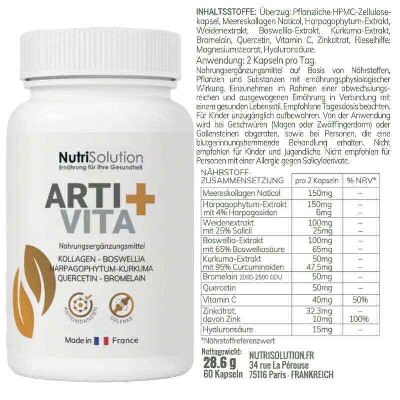 NutriSolution Artivita +