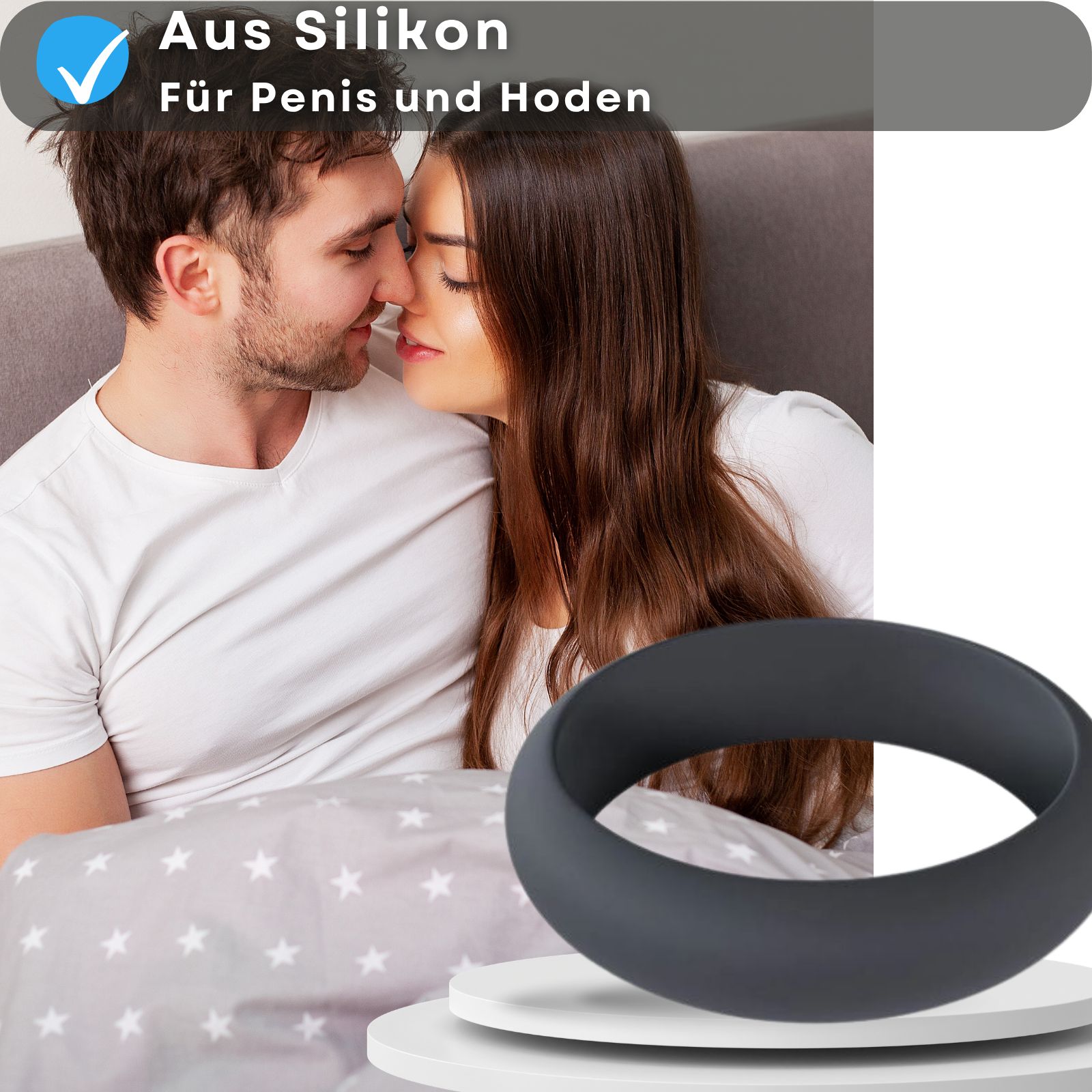 Lovelyness - Penisring aus Silikon - Wide O - S