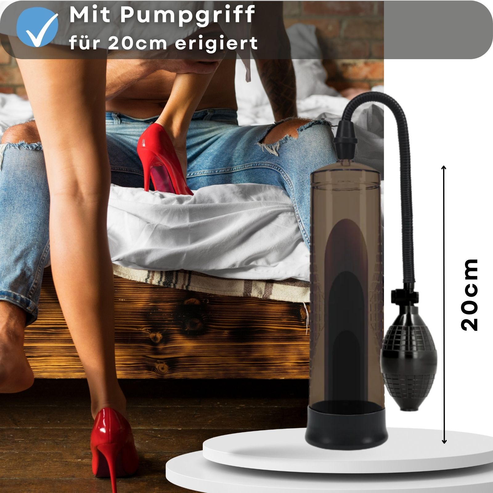 Lovelyness - Penispumpe mit Pumpball - Schwarz