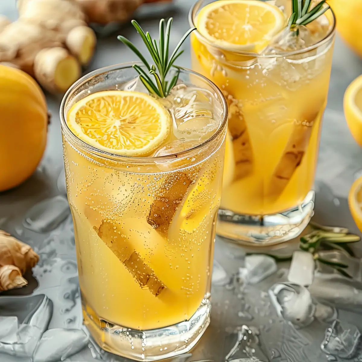 WELLNESS DRINKS Bio-Ginger Root Kefir mit vitalen Kefirkristallen