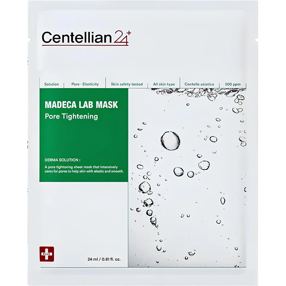 CENTELLIAN24 Madeca Lab Mask Pore Tightening – porenstraffende Tuchmaske mit TECA und Niacinamid