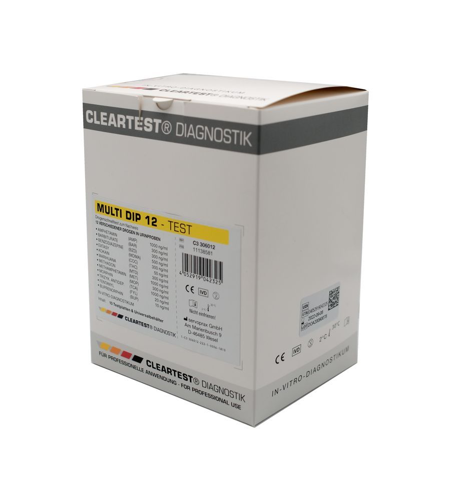 Cleartest Multi-Dip 12 Test : 10 Teste