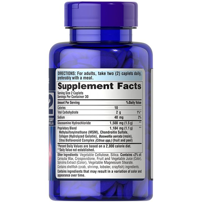 Puritan's Pride Glucosamin-Chondroitin-MSM (2 pro Tag Formel)