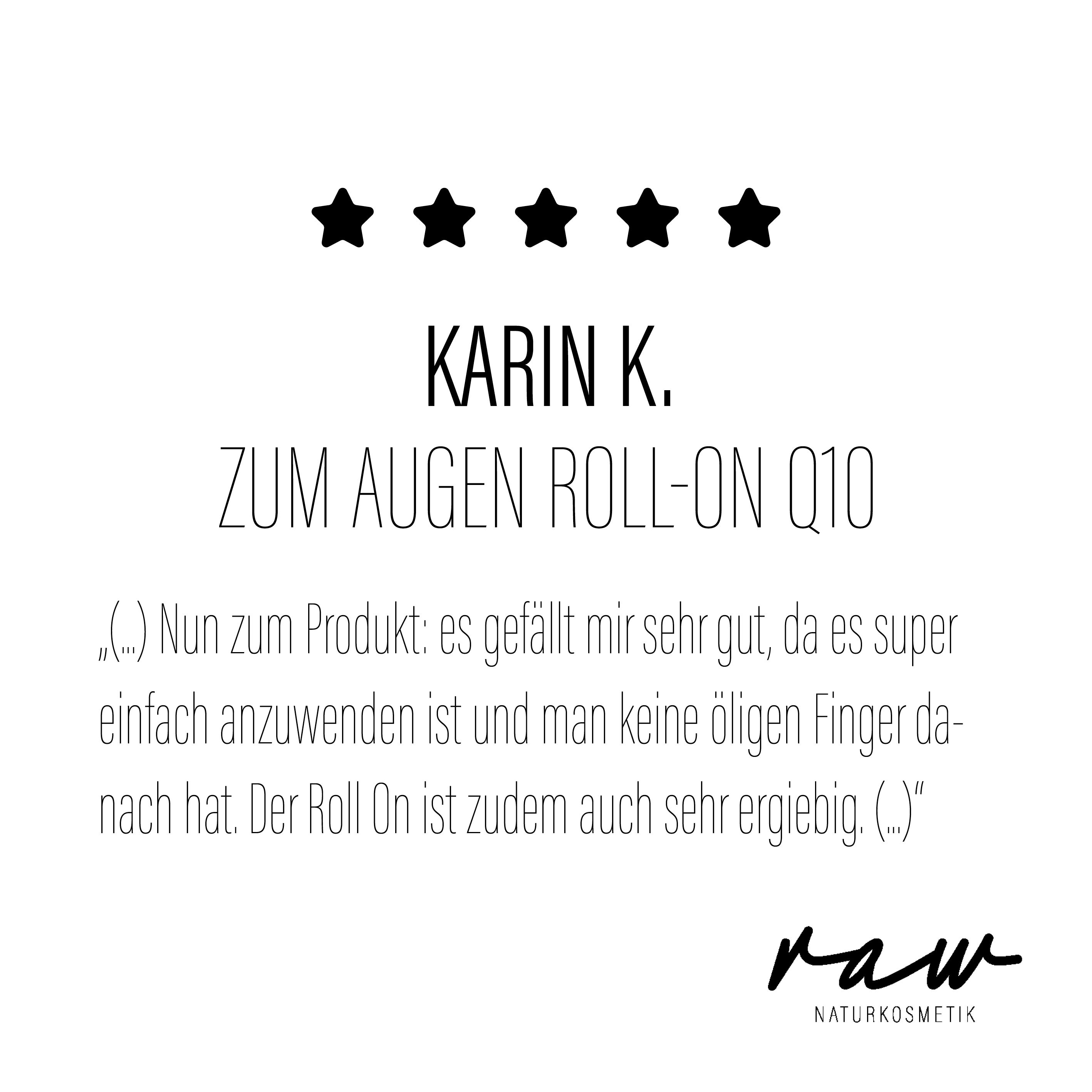 raw Naturkosmetik Augen Roll-On Q10