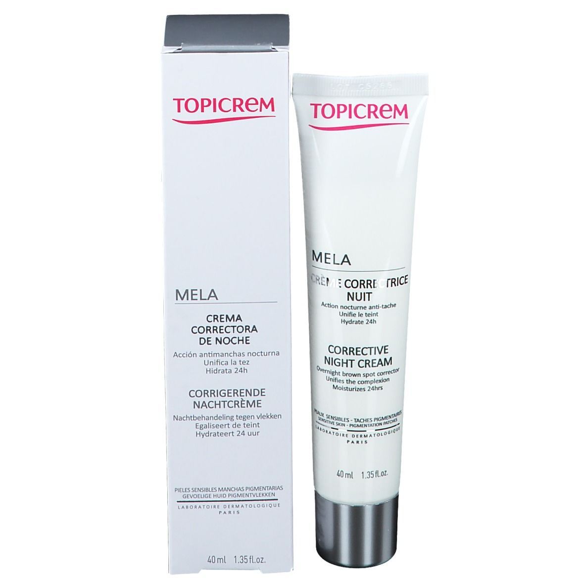 TOPICREM MELA korrigierende Nachtcreme