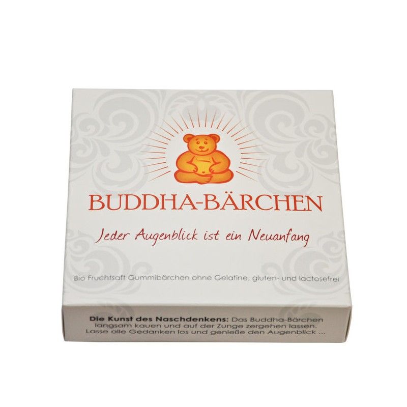 Mindsweets - Buddha-Bärchen Einzelpackung, weiß