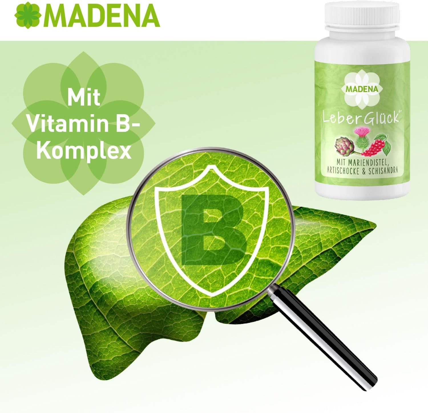 MADENA LeberGlück Leber Komplex Kapseln