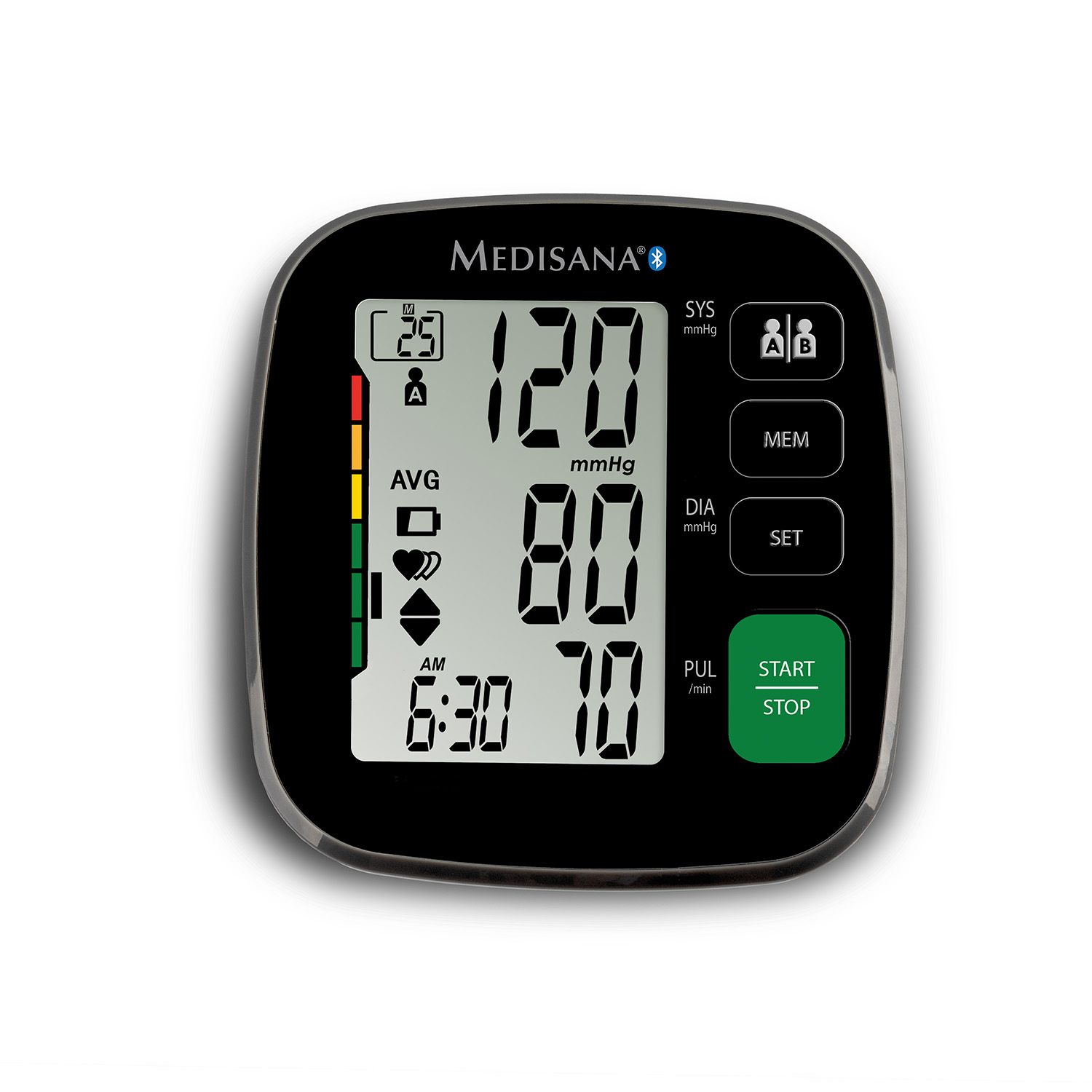 medisana BU 546 connect Oberarm-Blutdruckmessgerät - Blutdruck und Pulsmessung mit Bluetooth