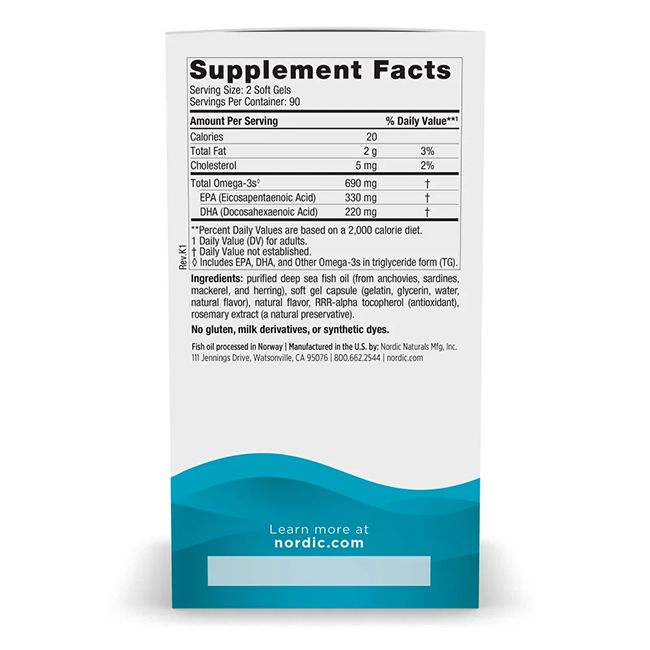 Nordic Naturals Omega-3 690 mg