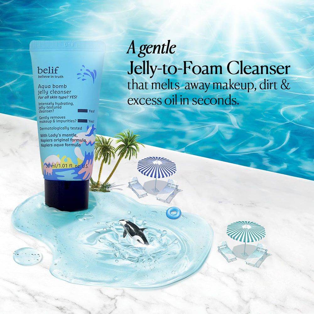 BELIF Aqua Bomb Jelly Cleanser Deluxe – Reinigungsgel mit Aminosäuren und Glycerin
