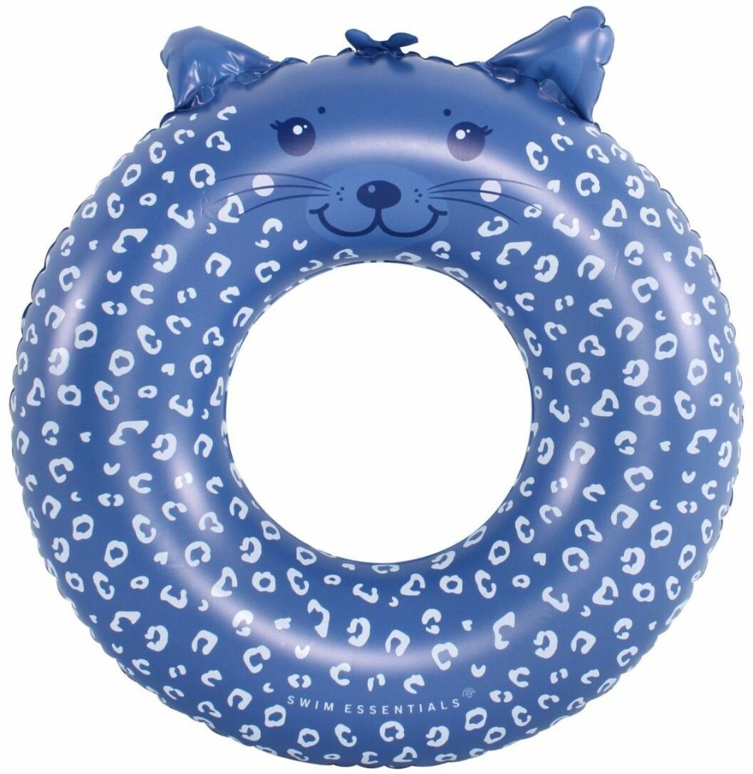 The Essentials B.V. Schwimmring Tier Leopard blau, 55cm