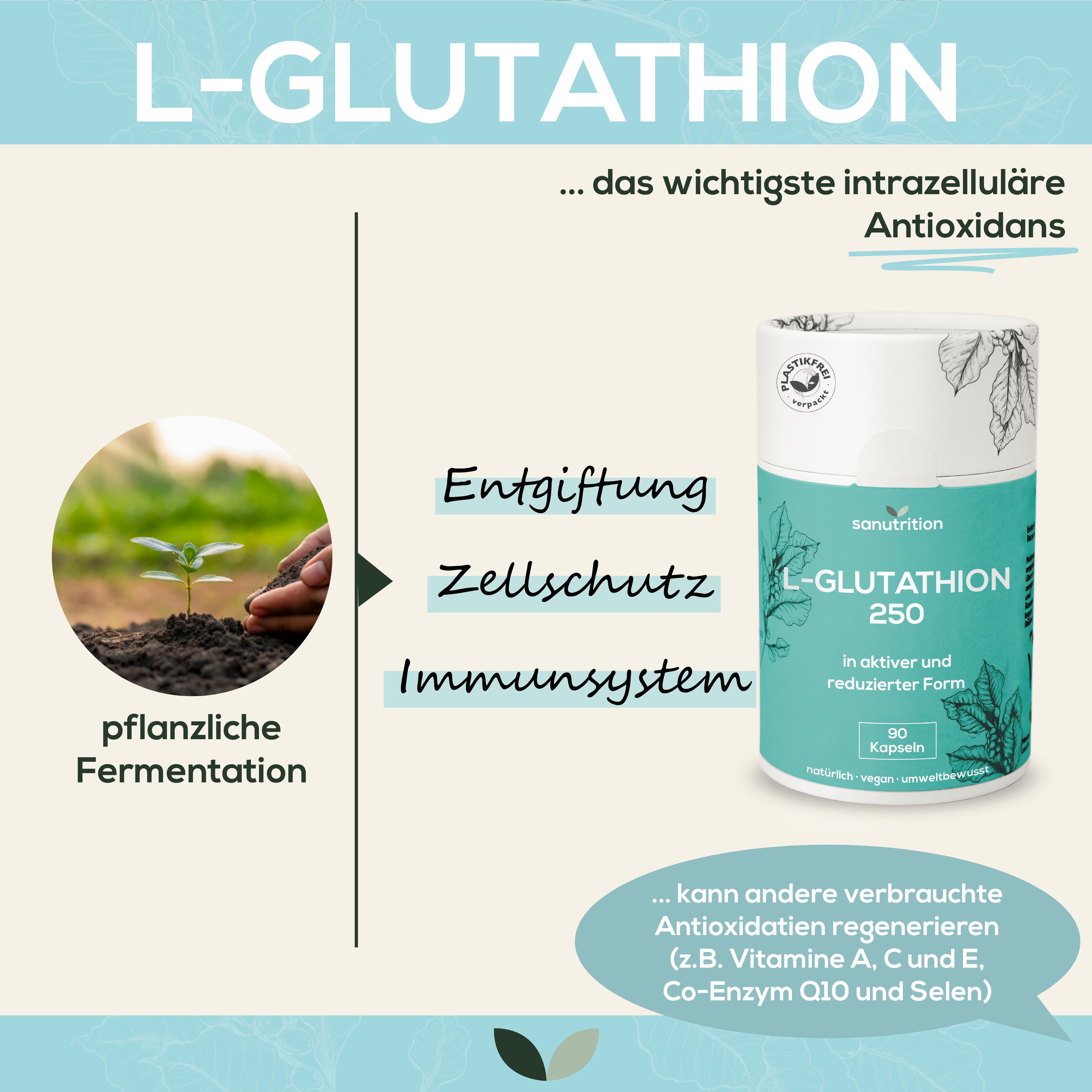Sanutrition® - L-Glutathion 250 mg