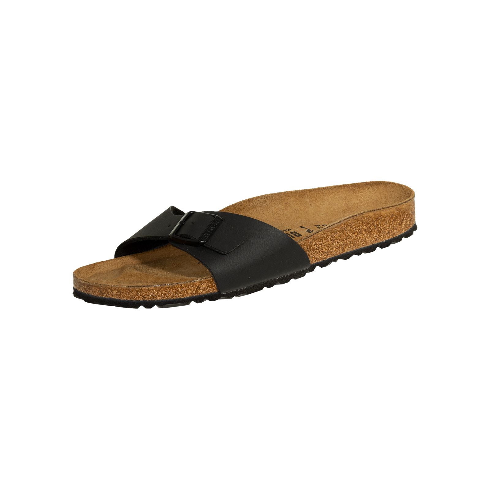 Birkenstock Madrid Birko-Flor schwarz schmale Weite Gr. 36