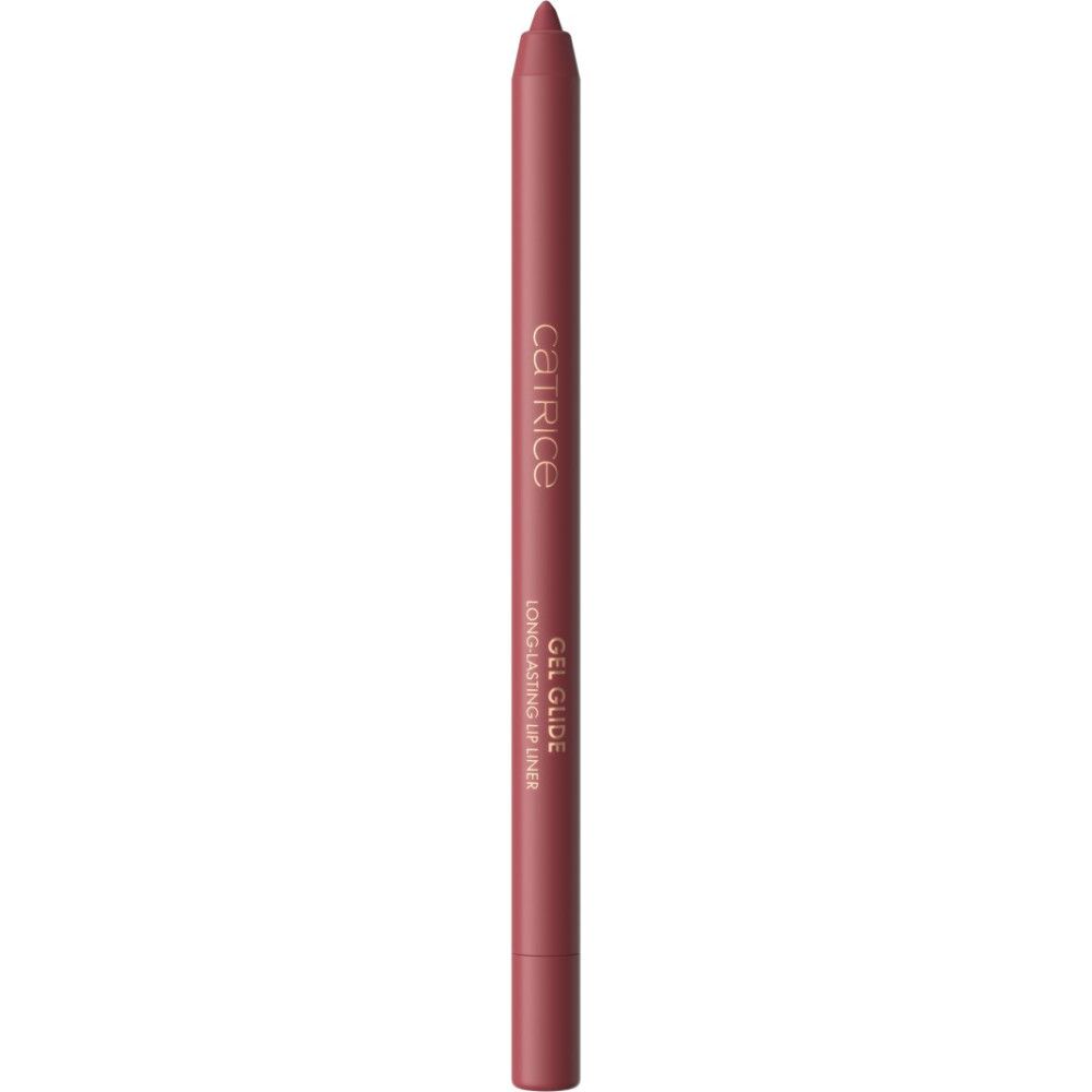 Catrice Gel Glide Long-Lasting Lipliner. Roter Lipliner mit rosafarbenem Stift.