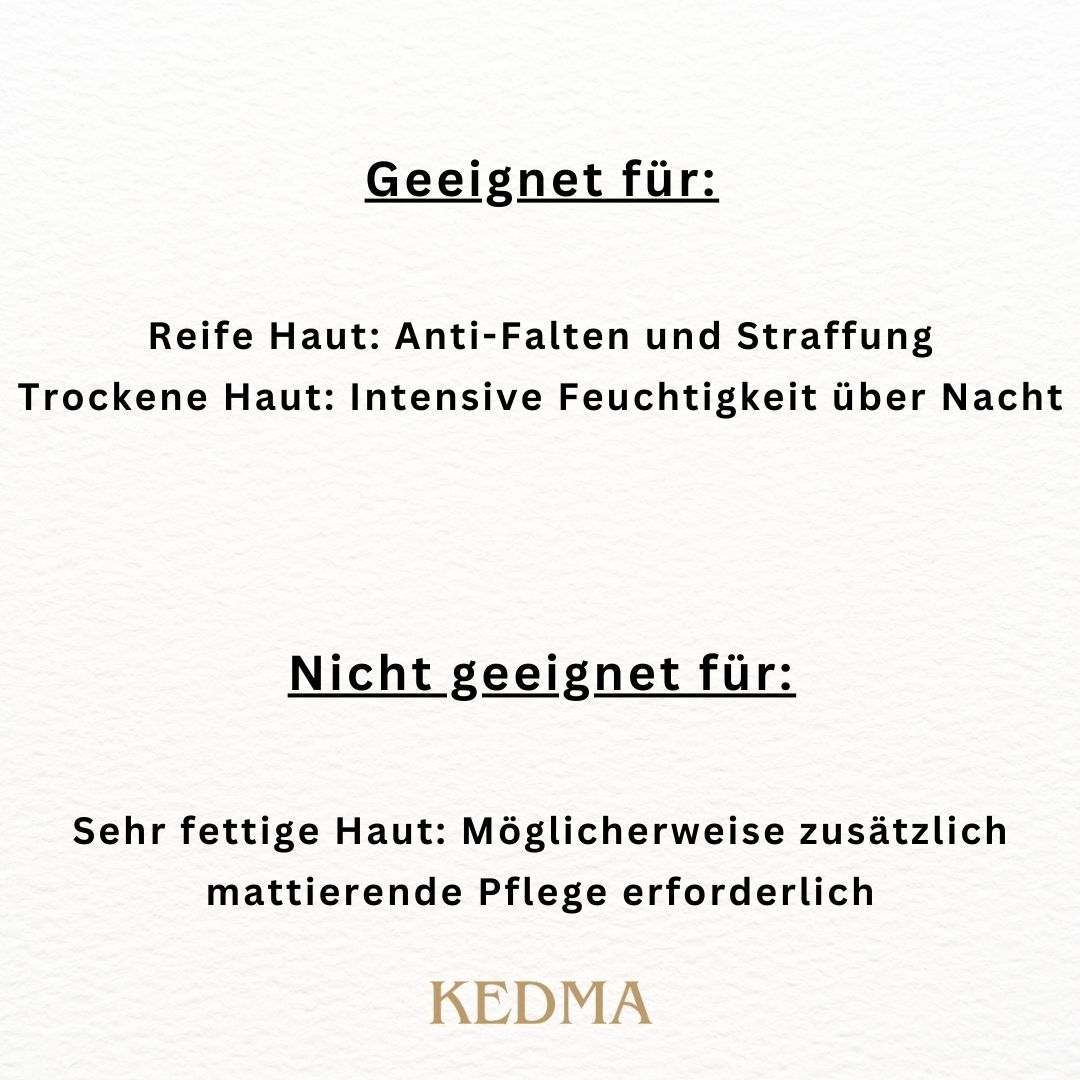 Kedma - Nachtcreme mit Mineralien & Retinol