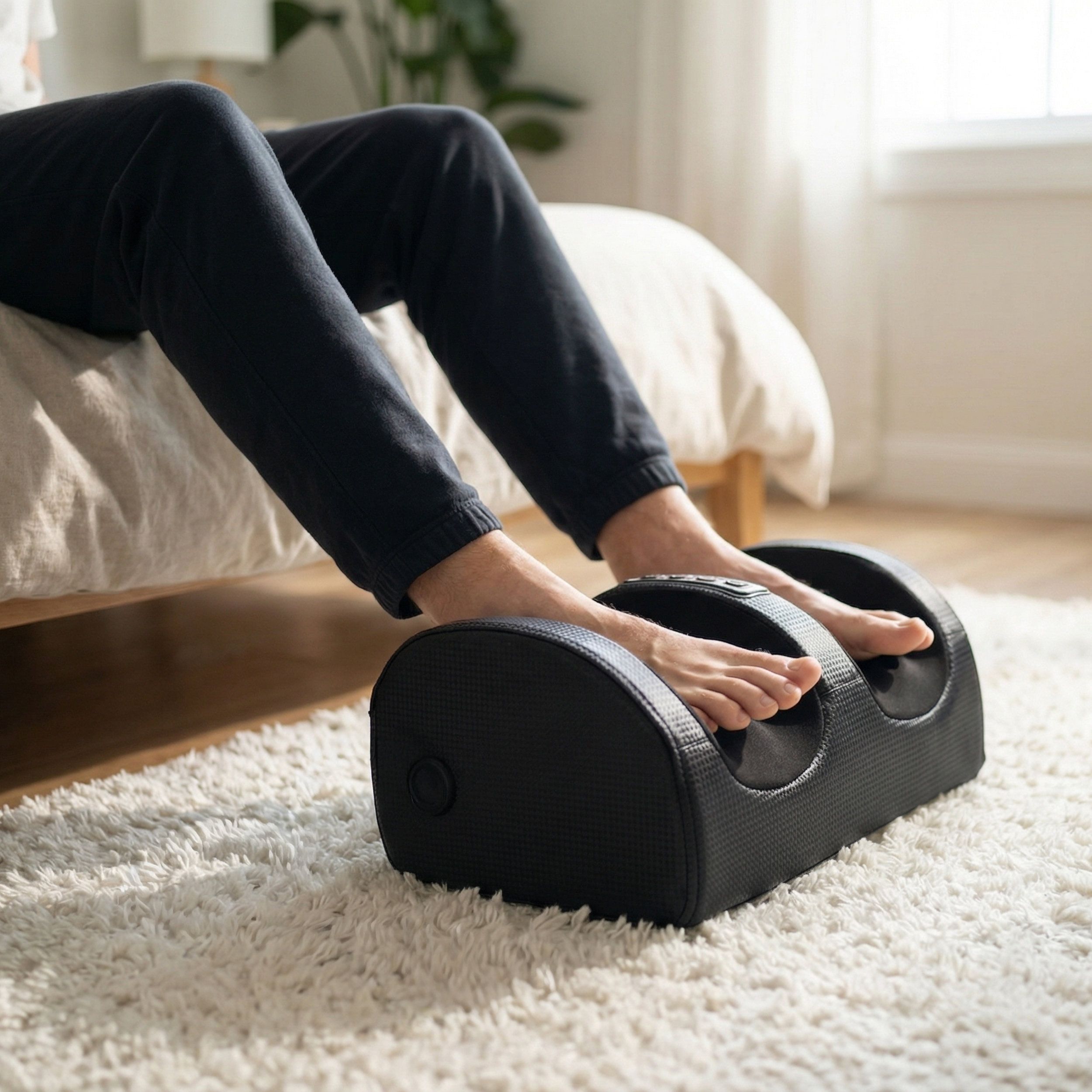 Beheizter Fuß- & Wadenmassagegerät – Tiefes Shiatsu, Entspannung & Massage