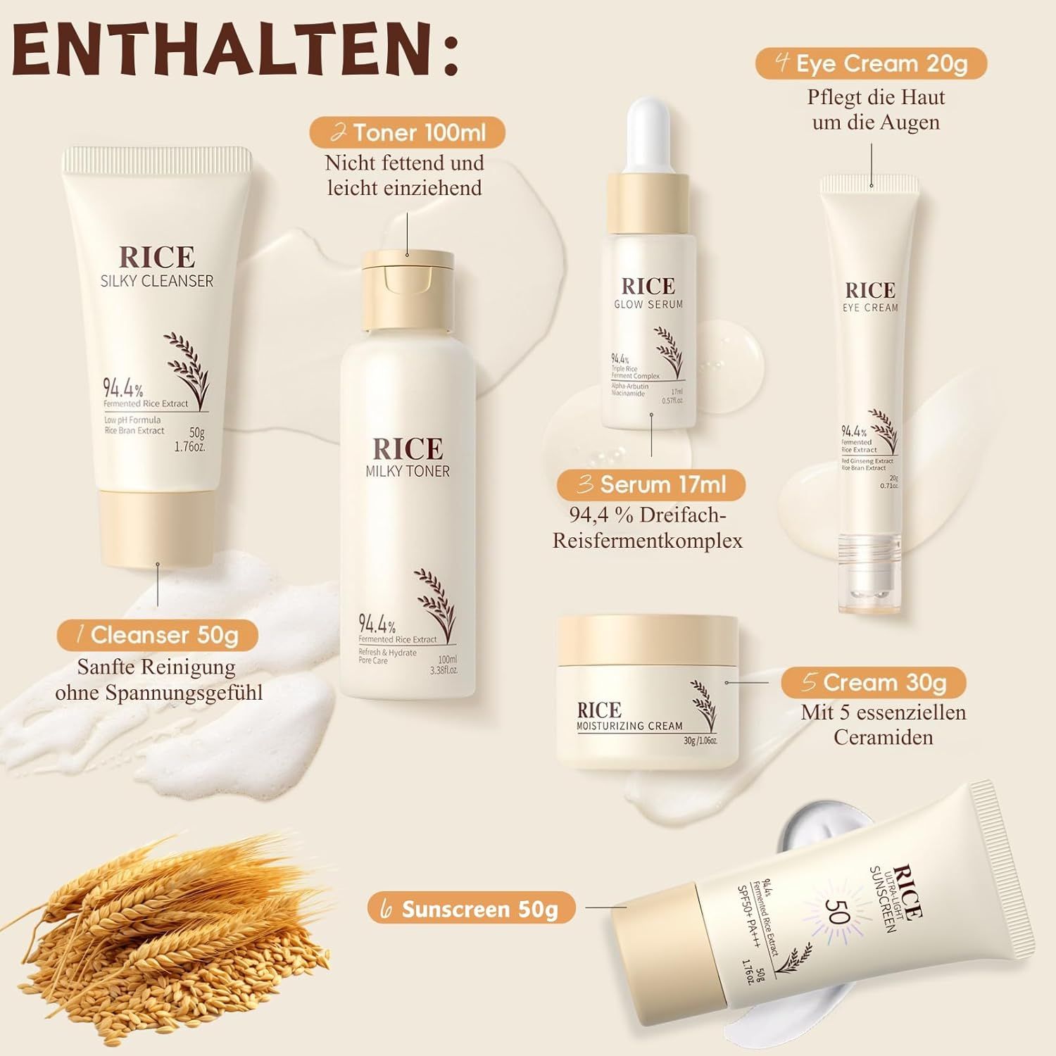 SUMMISHI Reis Korean Skincare Set