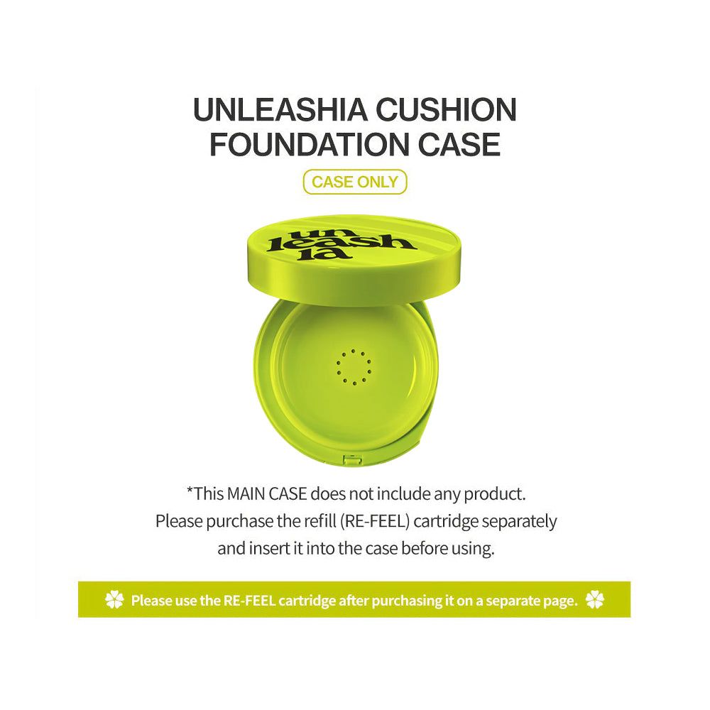 UNLEASHIA Satin Wear Healthy-Green Cushion Re-Feel Case