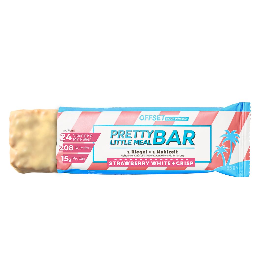 OFFSET Nutrition Pretty Little Meal Bar Strawberry White + Crisp