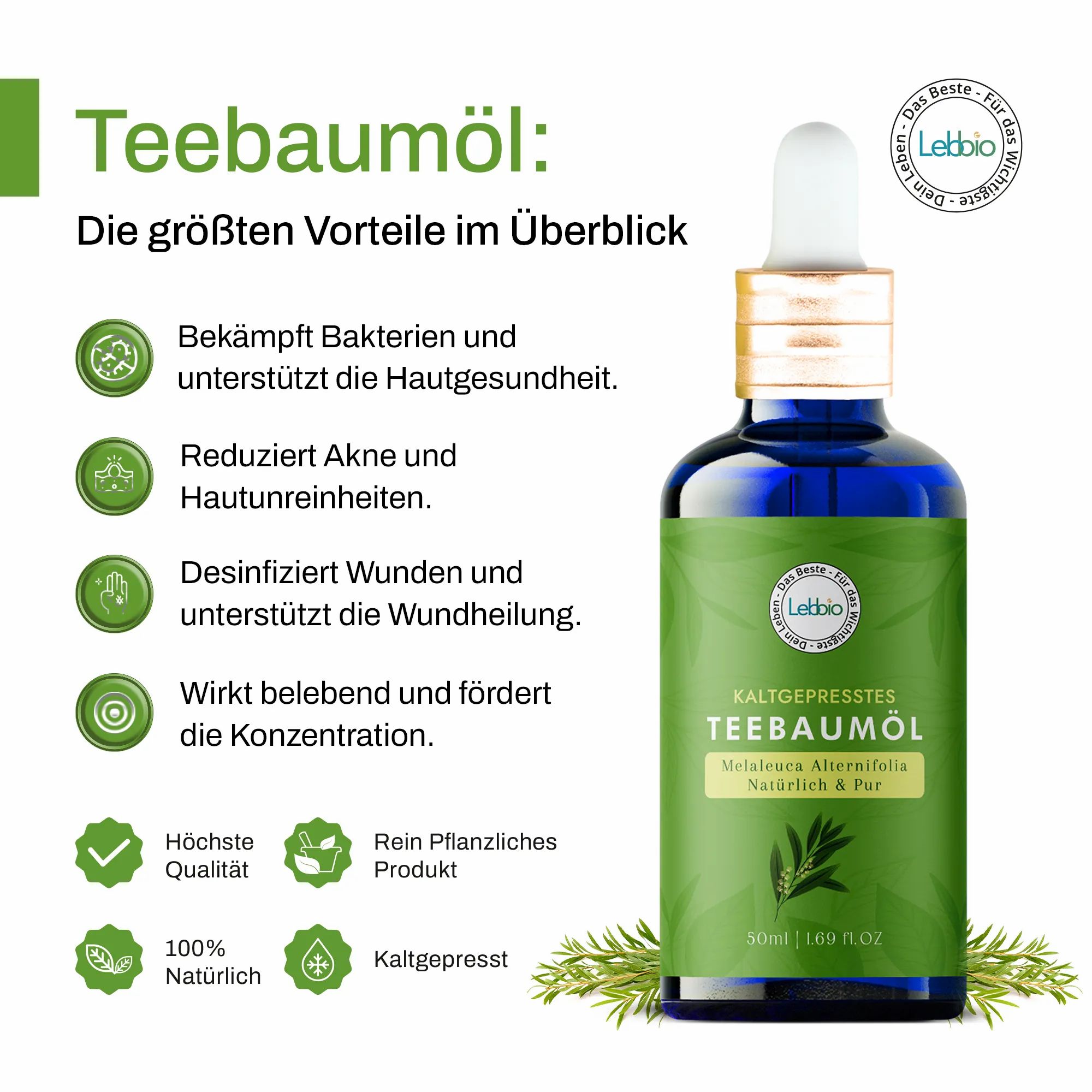 Lebbio Teebaumöl