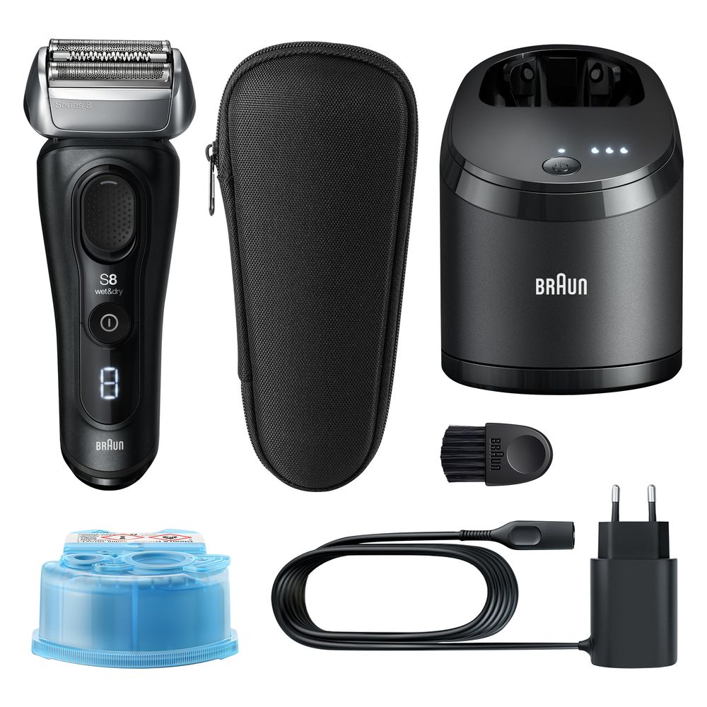 Braun - Elektrischer Rasierer "Series 8 - 8450cc System wet&dry" in Schwarz
