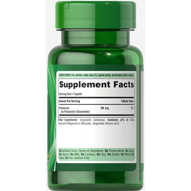 Puritan's Pride Kalium 99 mg