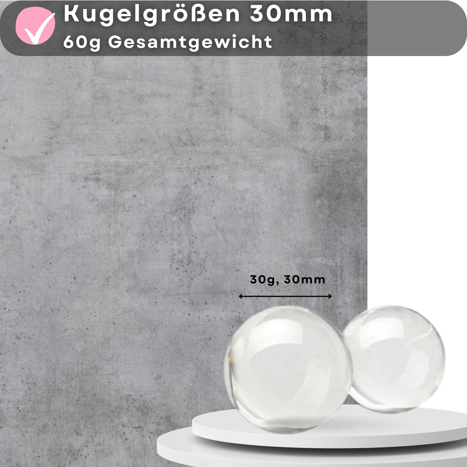 Liebeskugeln aus Glas - Lovelyness
