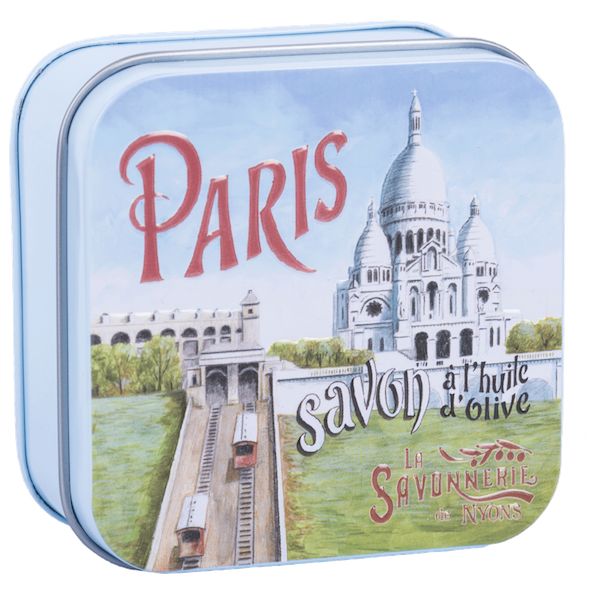 La Savonnerie de Nyons - Metallbox mit Seife - Le Sacre Coeur