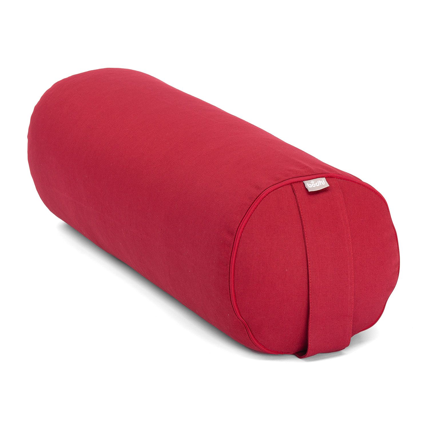 bodhi Yoga-Bolster (rund) ECO, Füllung KAPOK Bordeaux