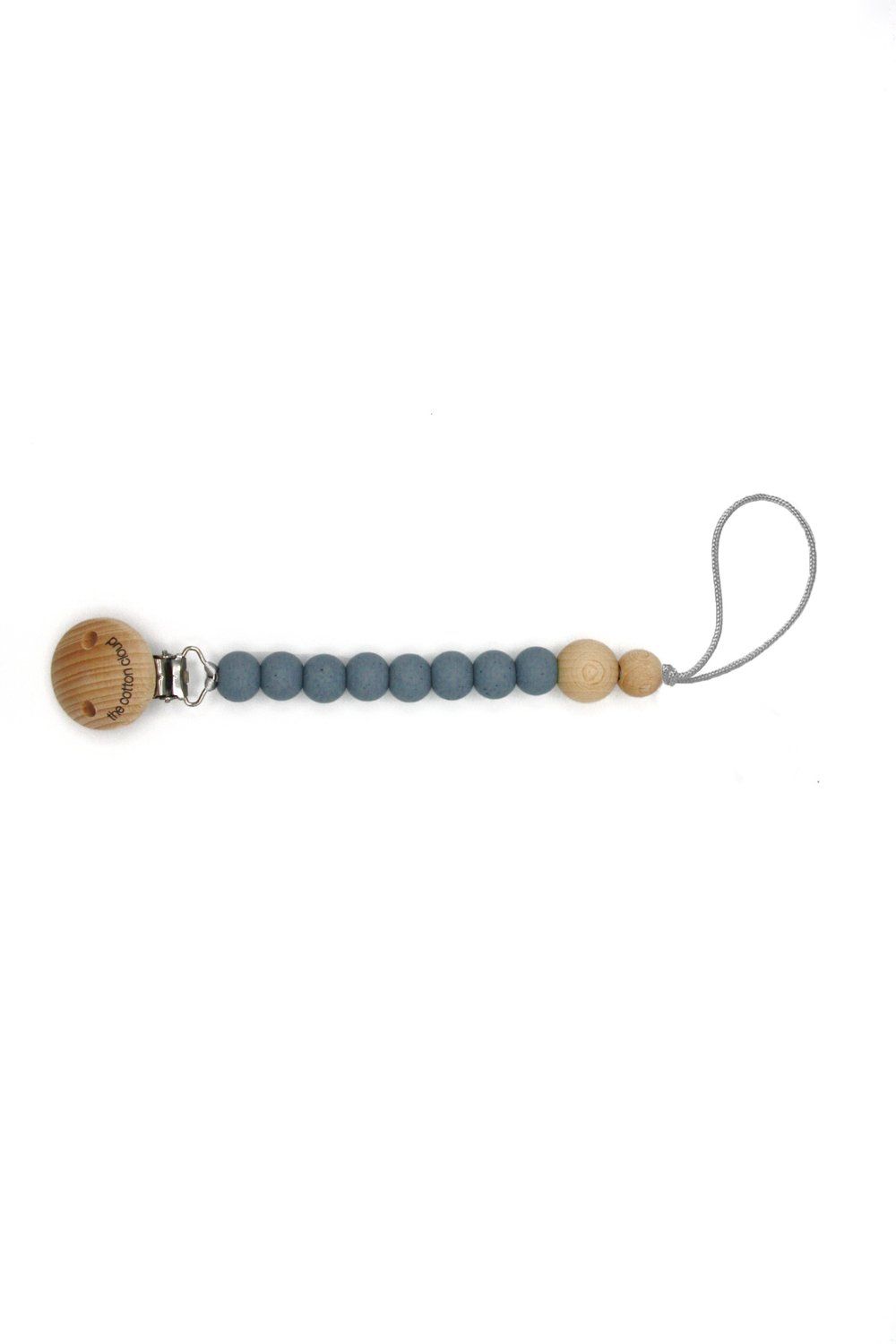 the cotton cloud Schnullerkette Round Blue