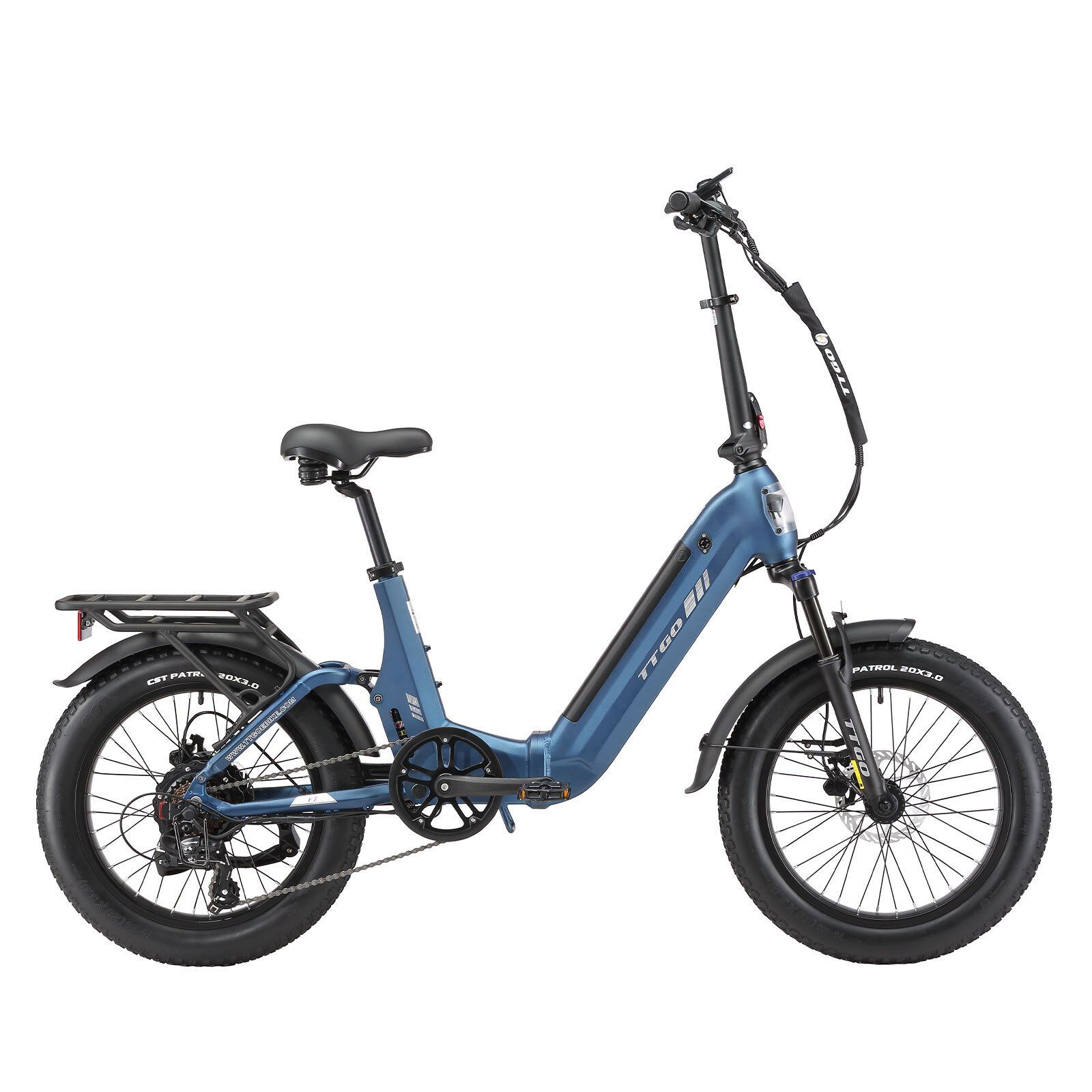 TTGO F7 Faltbares E-Bike, 48V 15Ah Akku, hydraulische Scheibenbremsen