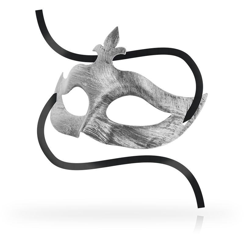 Ohmama - Masken Flower De Lis Silber Maske