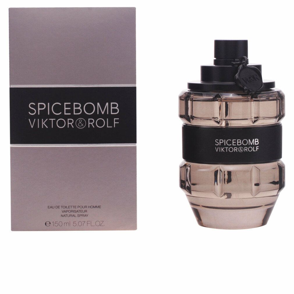 Viktor & Rolf Spicebomb Eau de Toilette Pour Homme Flakon und Verpackung.