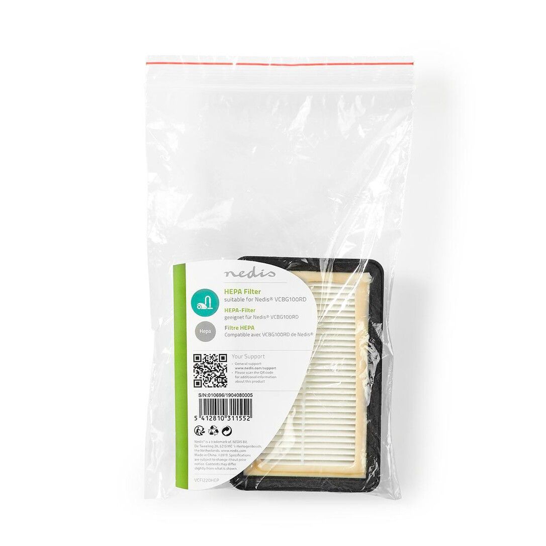 Nedis Ersatz-Aktiv HEPA Filter / Ersatz für: Nedis / Schwarz / Weiss