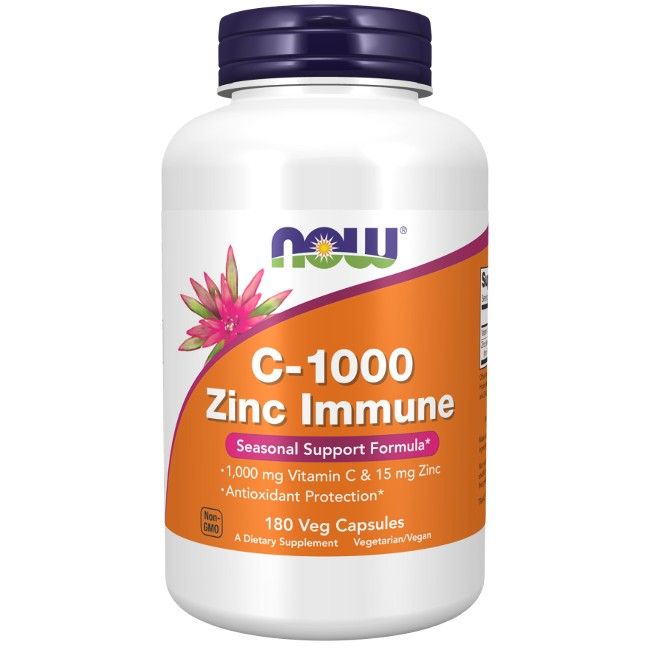 Now Foods C-1000 Zink-Immun 180 Veg-Kapseln