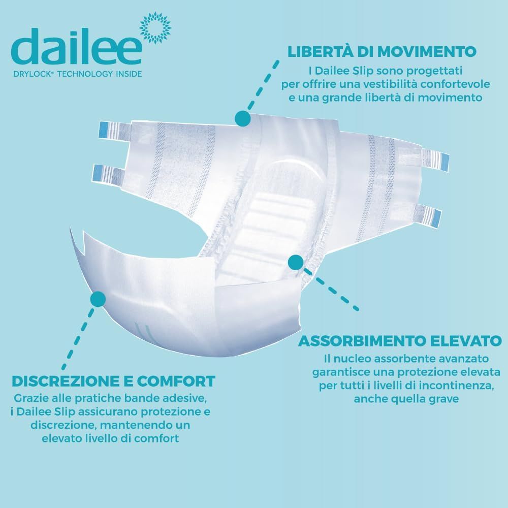 Dailee Slip Maxi Inkontinenz Windeln für Erwachsene