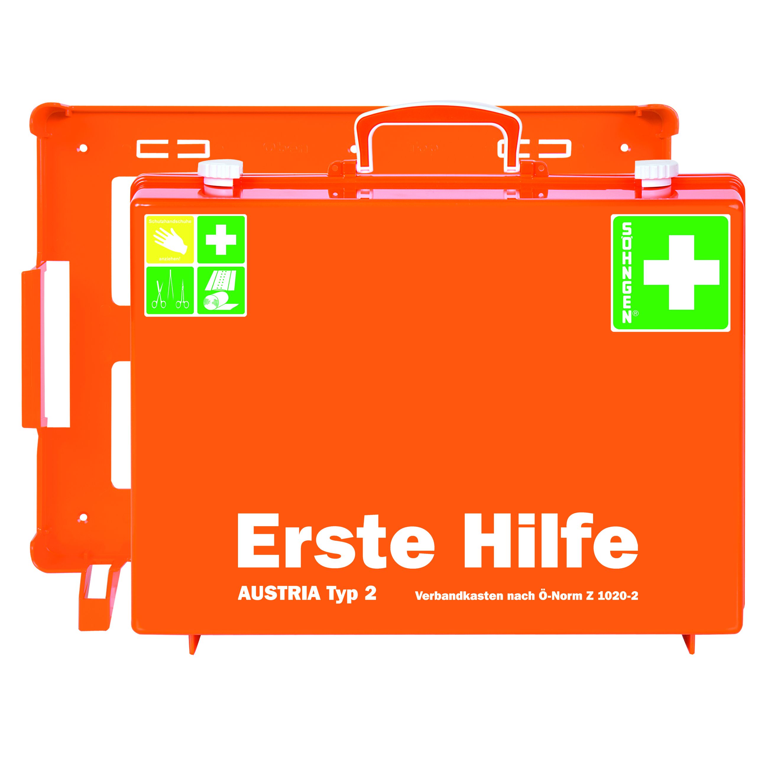 Söhngen Erste-Hilfe-Koffer AUSTRIA Typ 2 (Wundverbände; SIRIUS Rettungsdecke)