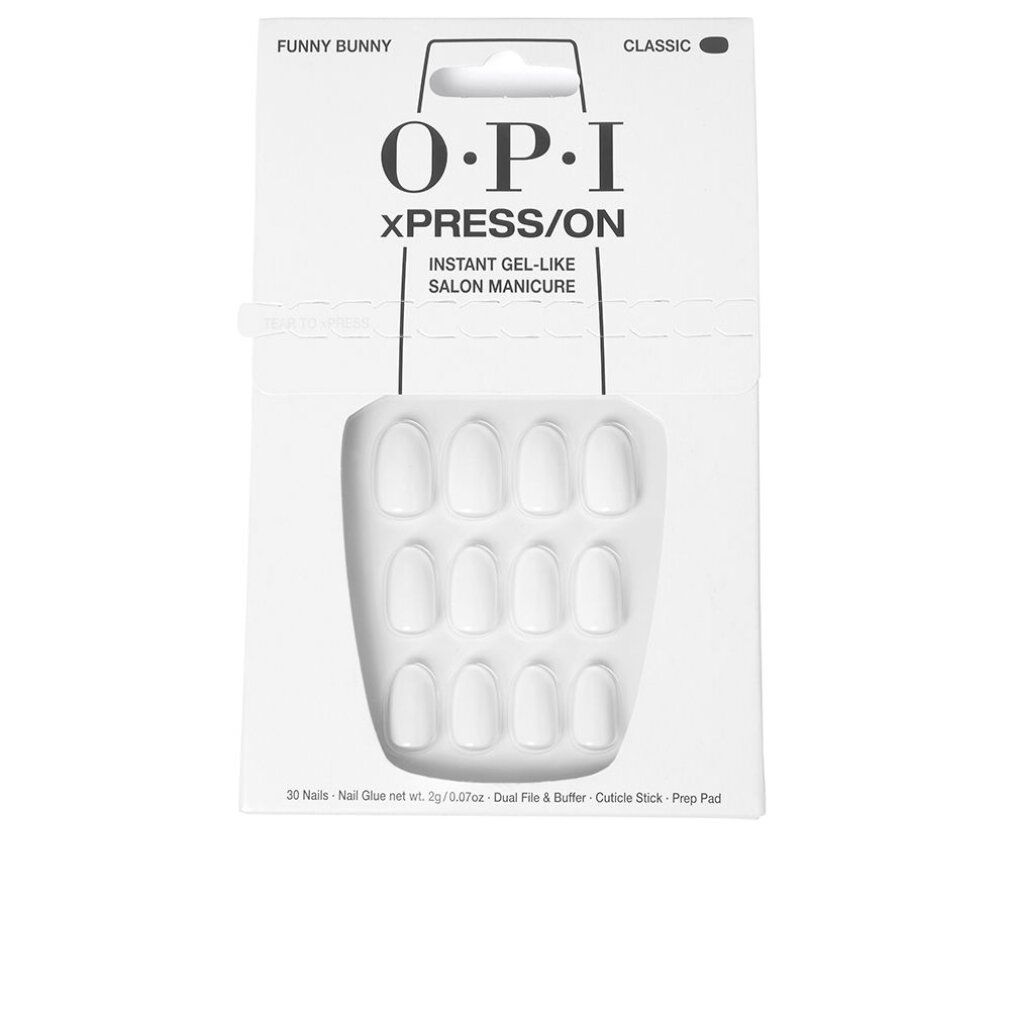 opi xPRESS/on künstliche nägel, Nagellack Ton #Funny Bunny 30 Stück