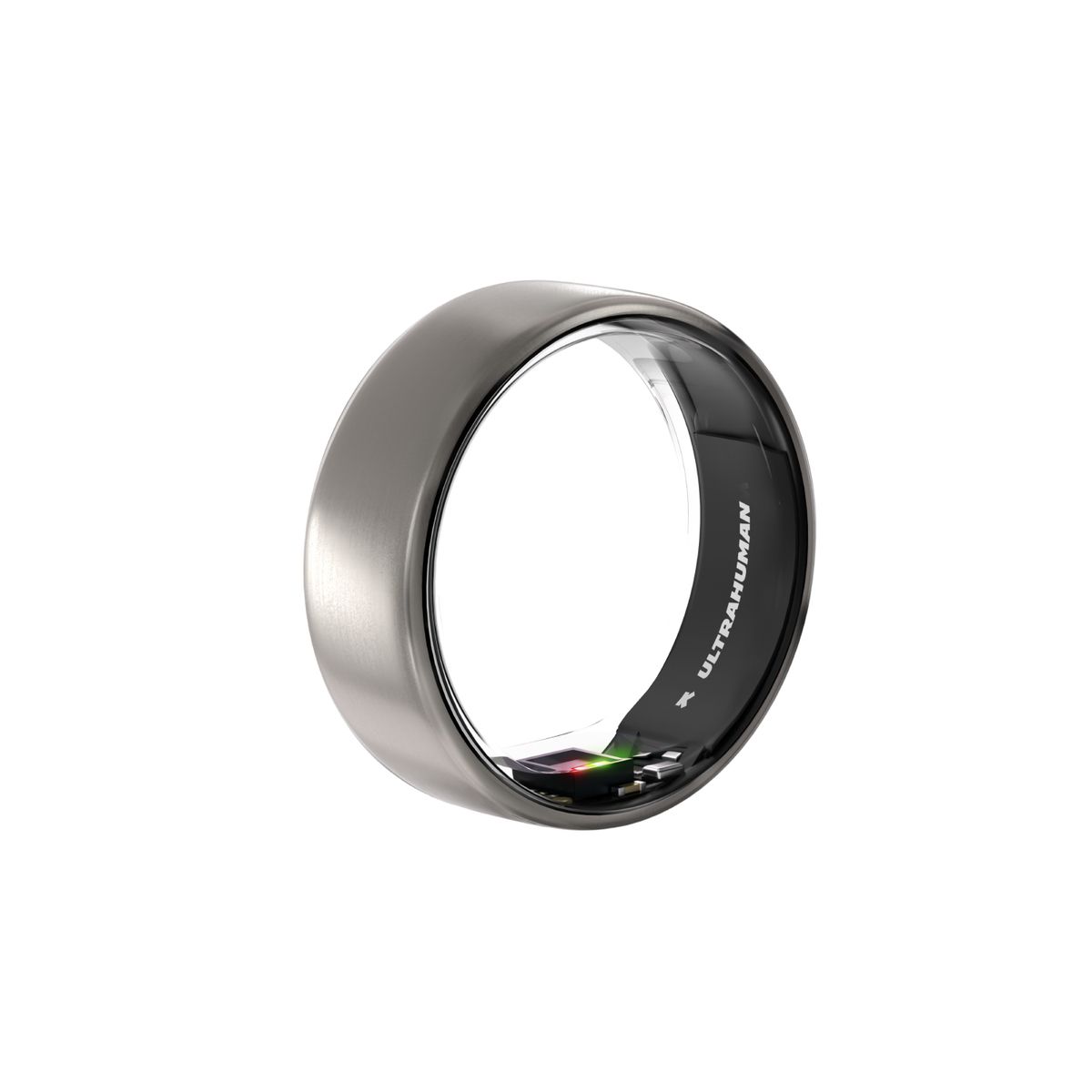 Ultrahuman AIR Smart Ring, Raw Titanium- Größe 7