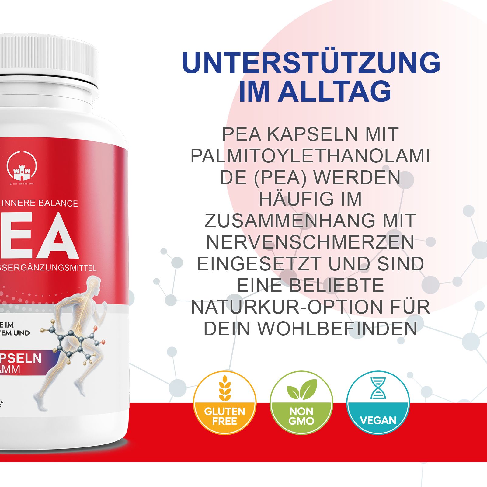 Saint Nutrition PEA Kapseln