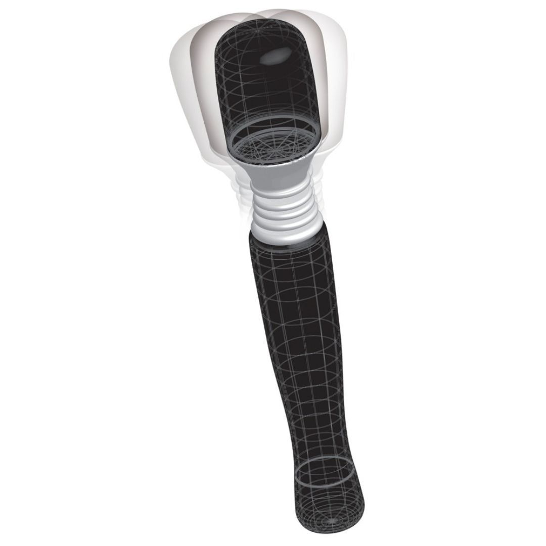 Mini-Massagestab|  Mit beweglichem Massagekopf und stufenlos regelbarer Vibration | Wanachi