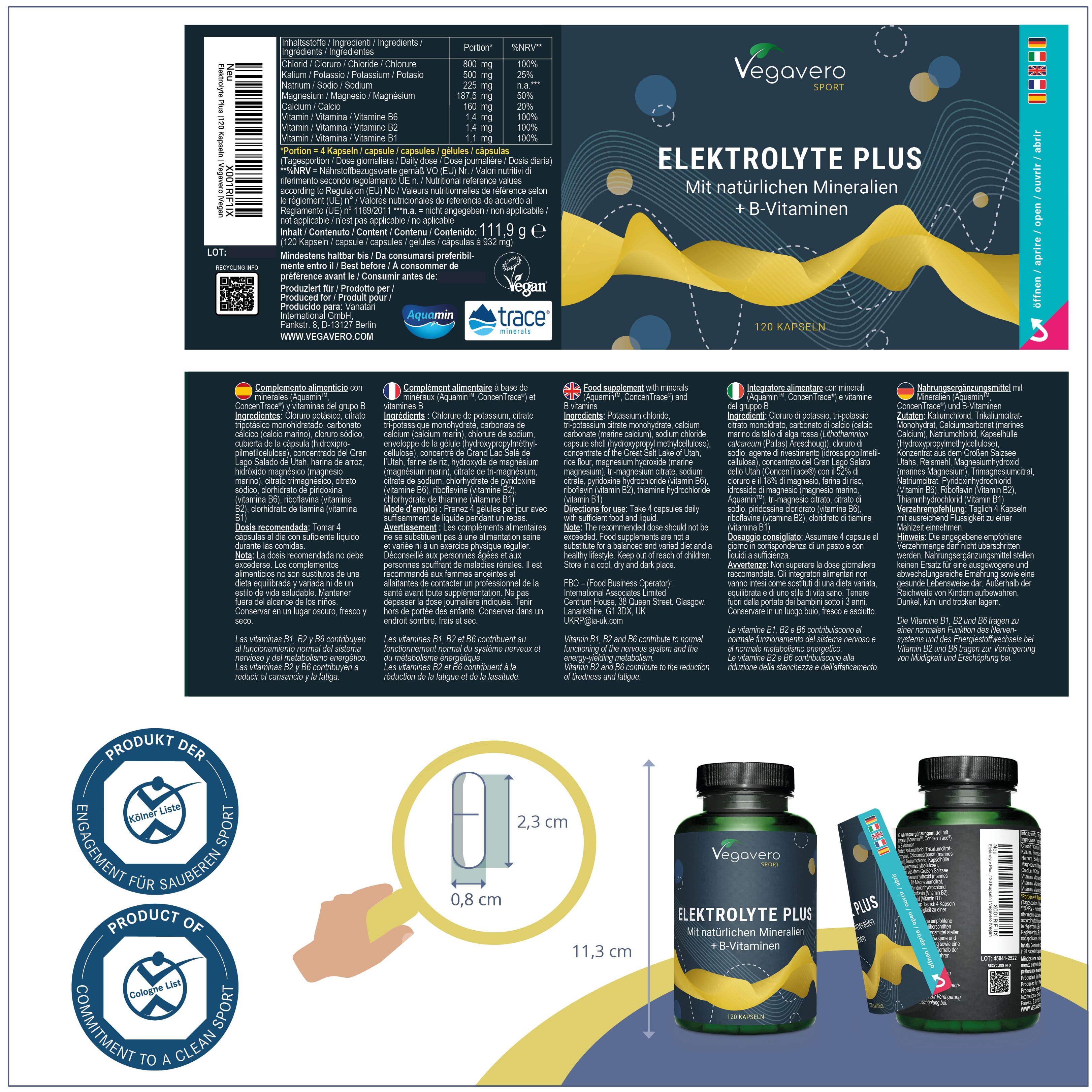 VEGAVERO Elektrolyte Plus