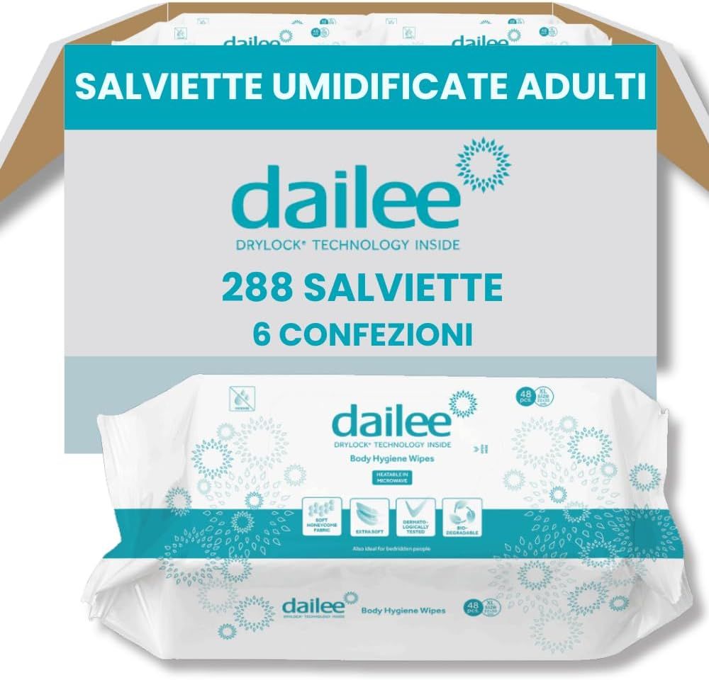 Dailee Feuchttücher für Erwachsene XXL
