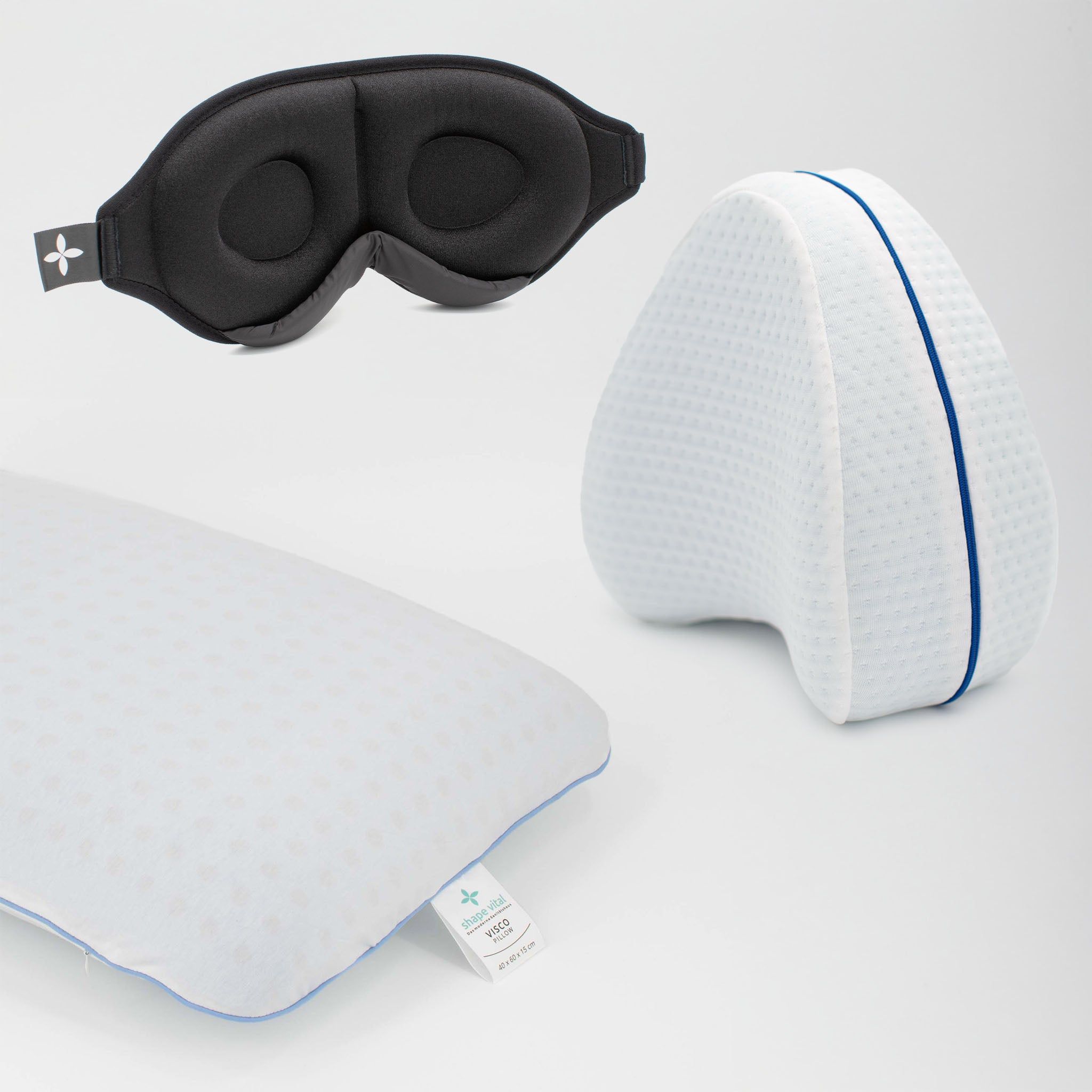 SHAPEVITAL Schlafpaket Pure Erholung Vorteilspaket | ergonomisch & abdunkelnd | 3-teilig